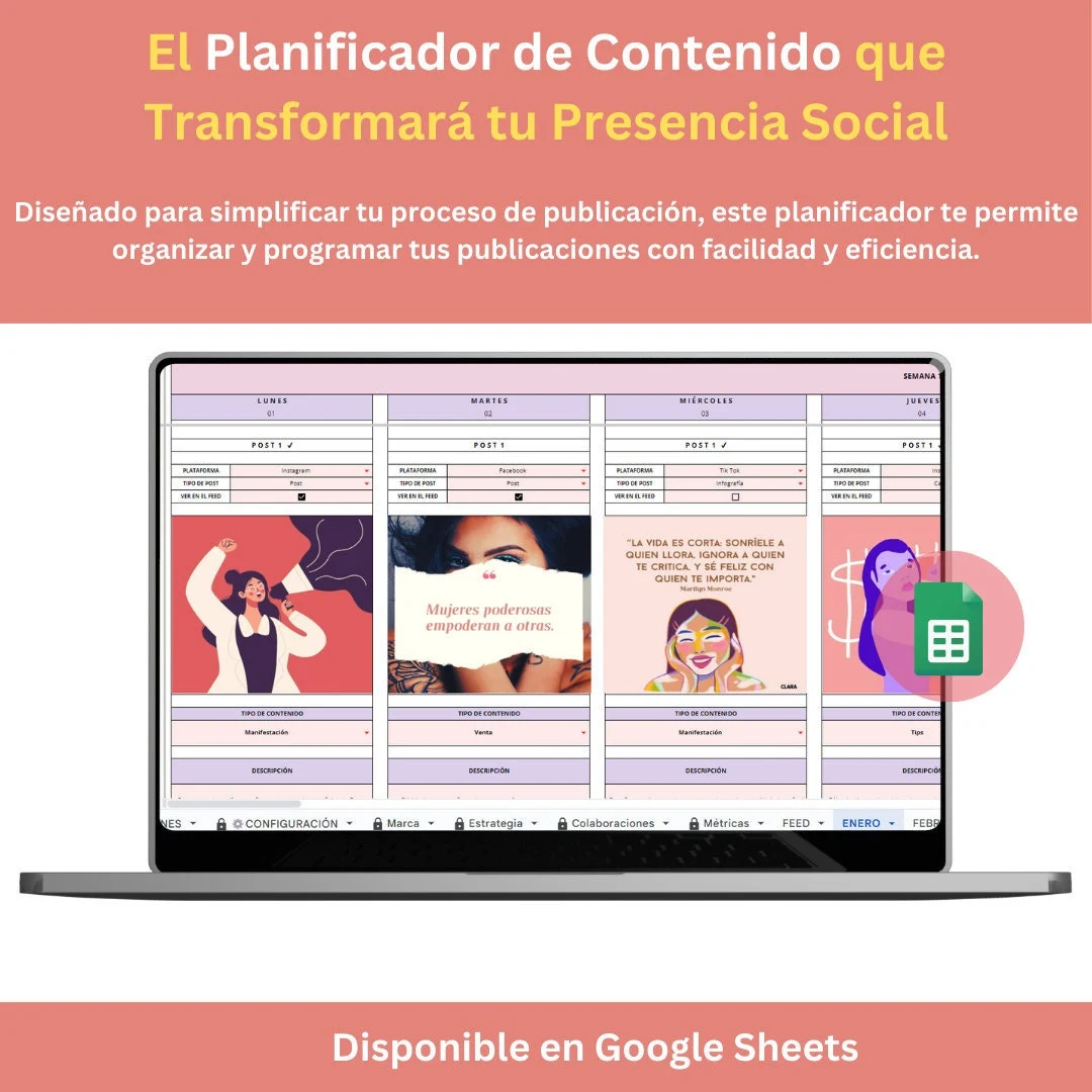 Planificador de Contenido Para Redes Sociales