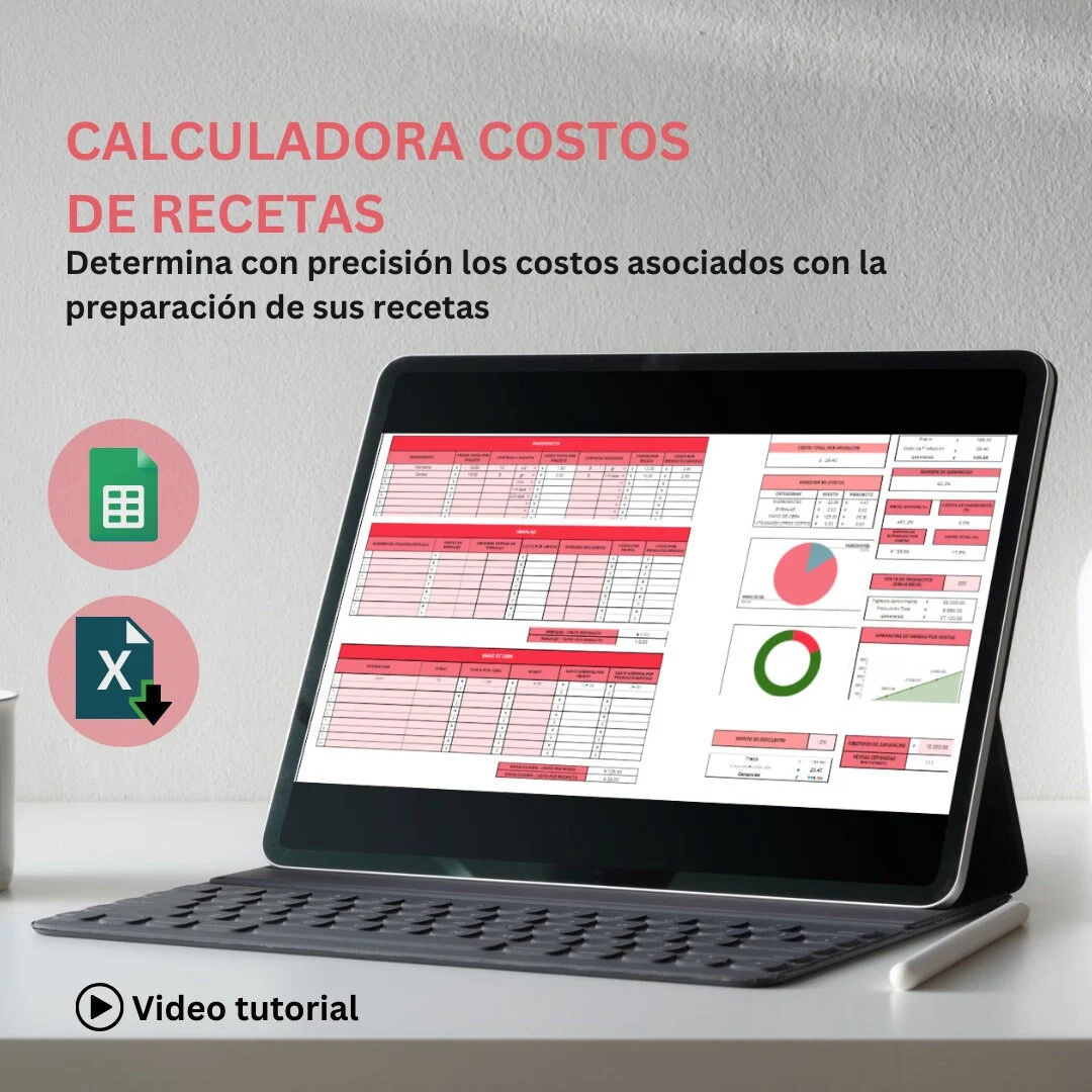 Calculadora de Costos de Recetas