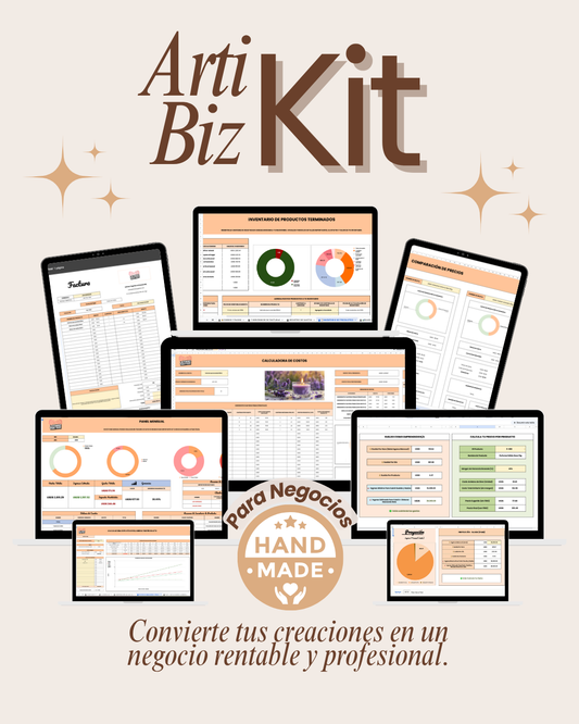 ArtiBiz Kit: Convierte tus creaciones en un negocio rentable y profesional