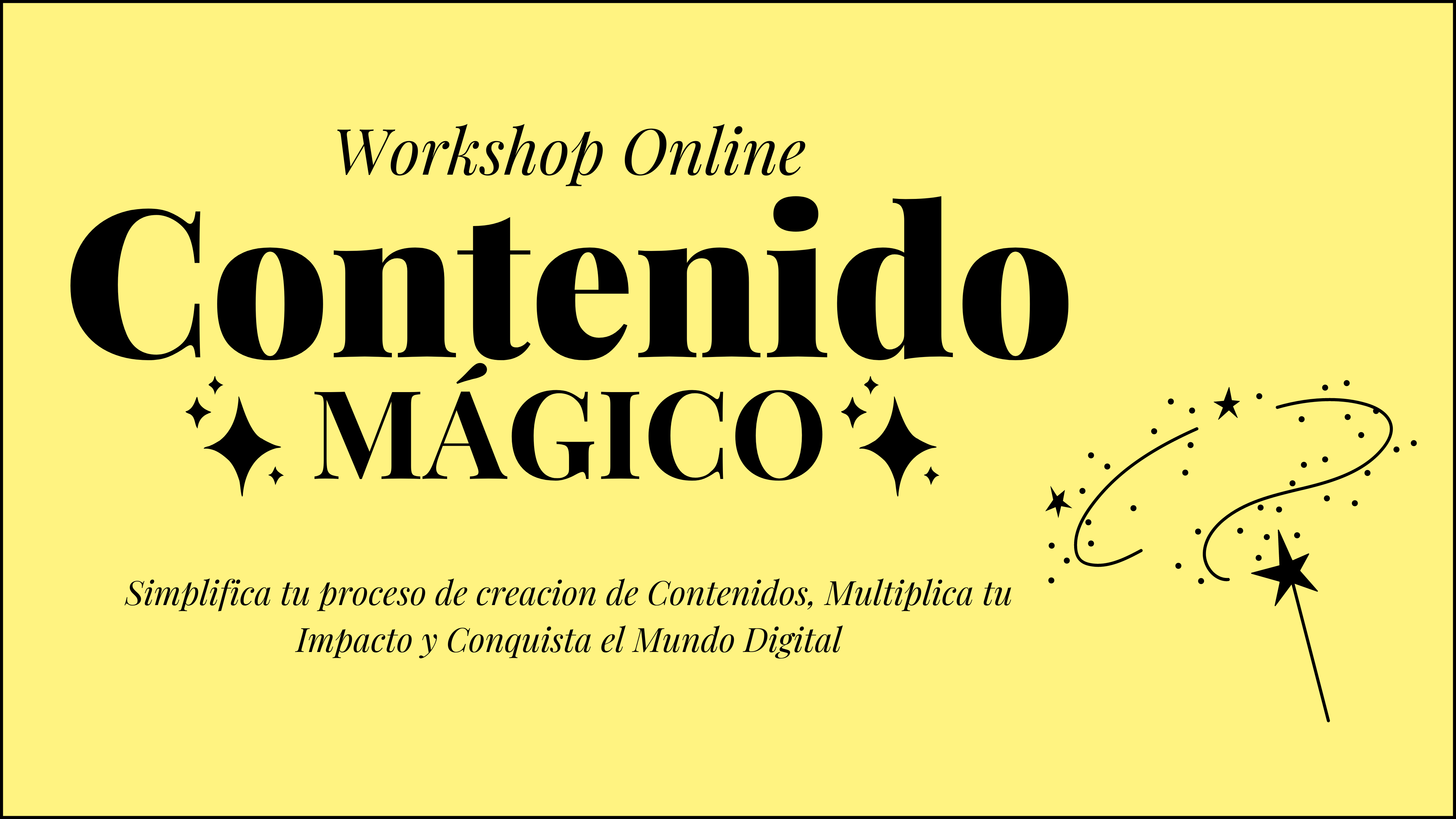 Branding Workshop CONTENIDO MAGICO