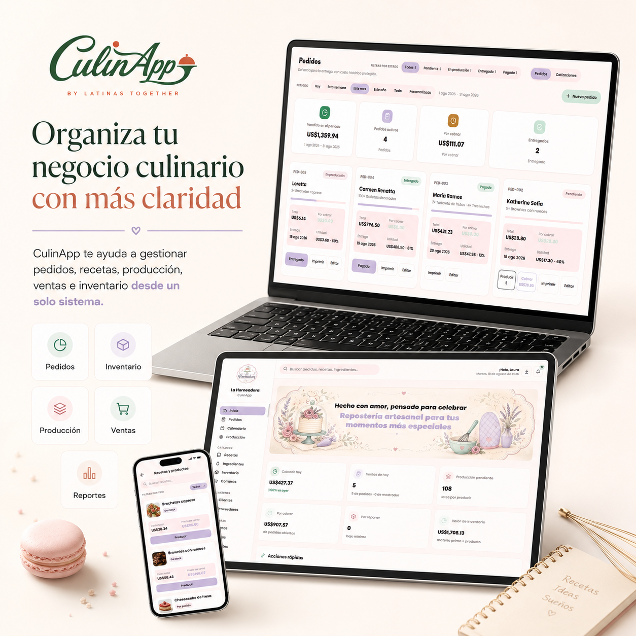 CulinApp - Repostería, Catering y Negocios Culinarios