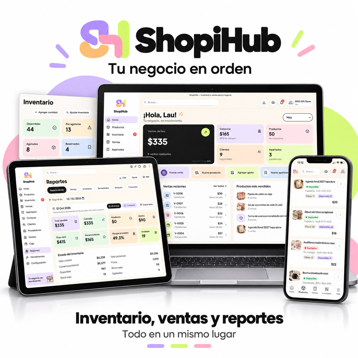 ShopiHub - Maneja tu tienda en un solo lugar.